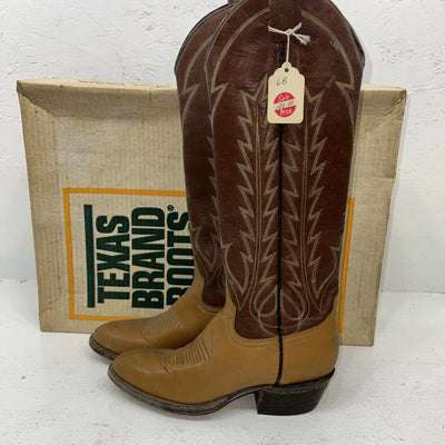 New Women’s Brown Texas Brand Cowboy Boots. 6 B. 20-80