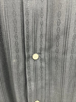 New Men’s ELY Cattleman Black Designed Long Sleeve Pearl Snap 18.5 2XL X-29