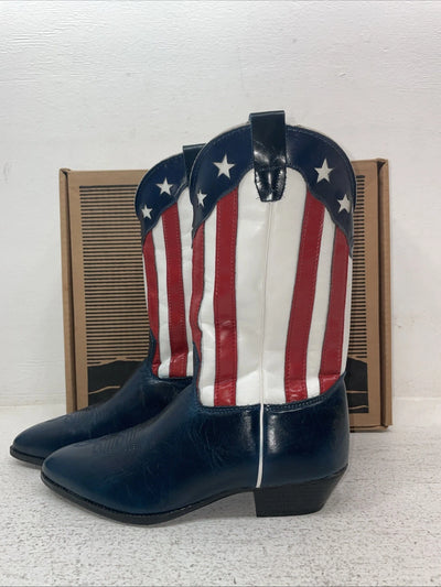 New Youth Flag Laredo Cowboy Boots. 1644 4 M. 22-87
