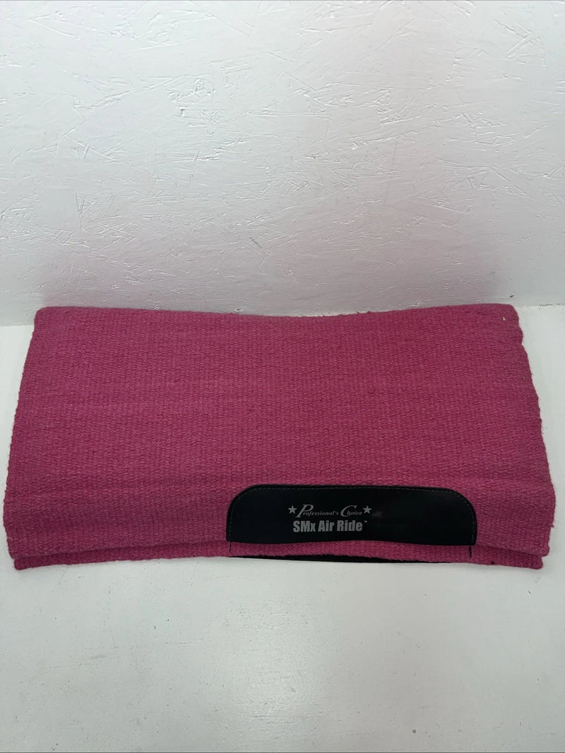 New Professionals Choice Pink Wool SMx Air Ride Saddle Pad 30x34 Pad-17