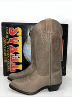 New Women’s Grey Texas Imperial Cowboy Boots. 4952 6.5 6 1/2 M. 19-141