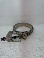 New Cow Print Genuine Leather Blazin Roxx Bling S Belt #N3510602 Z-28