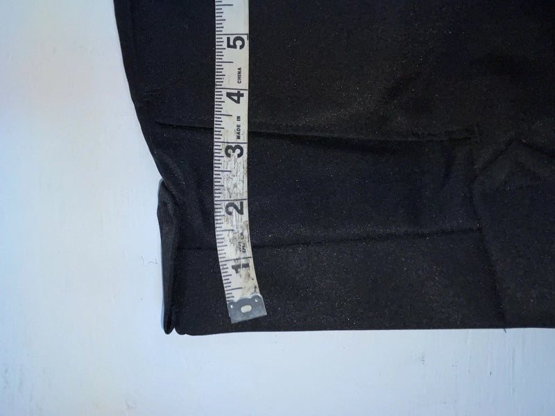New Vintage Black Circle S Polyester Pants #CP4793 OO-35