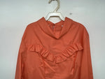 New Women’s Coral Permanent Press Long Sleeve Shirt 3B-29