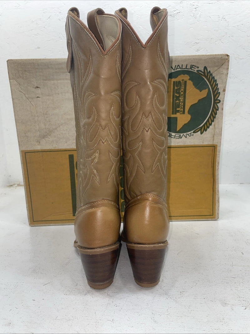 New Women’s Brown Texas Brand Cowboy Boots. 4911 7 M. 18-96