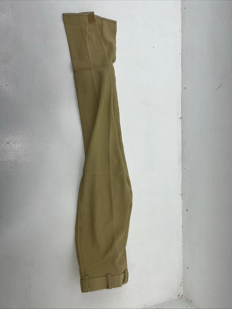 Now Women’s ABETTA Tan English Breeches w Knee Patch. 24 L C-37