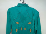 New Women’s Blue Mine & Bills Outfitters Long Sleeve Button Up Shirt M 3B-84