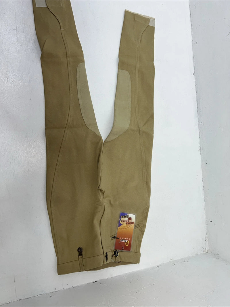 New Women’s Beige Vequi Comfort English Riding Pants. 26 L 6901 D-64