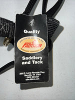 New Fabtron Black Nylon Halter/Bridle Trail Combo With Split Reins #NP54-5 W-43