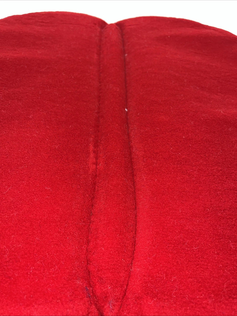New ABetta Red Fleece Round Saddle Pad 29x27 Pad-25