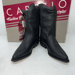 New Women’s Black Capezio Cowboy Boots With Fringe. L870 5.5 5 1/2 M. 20-78