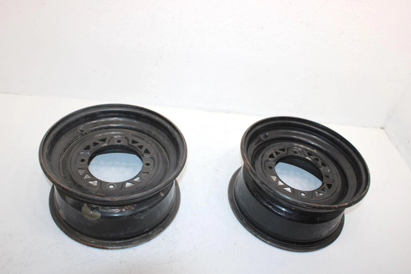 2001 Polaris Sportsman 500 Oem 12x6 Front Wheel Rim Pair 1520269-067 AP81