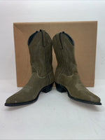New Womens Green Texas Brand Cowboy Boots. L 9302 8 M. 16-31