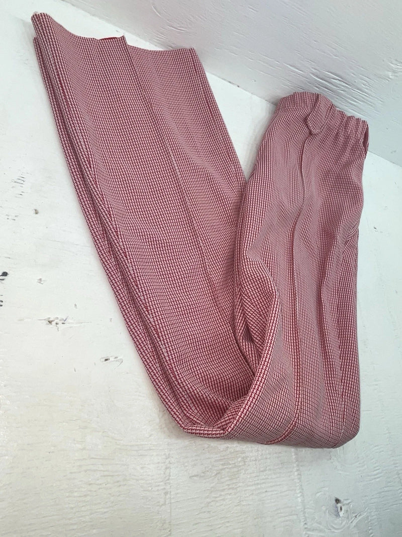 New Vintage Red Checkered Dickson Jenkins Polyester Pants #534 VV-72