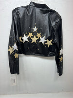 New Women’s 1849 Authentic Ranchwear Long Sleeve Leather Jacket XL RR-21