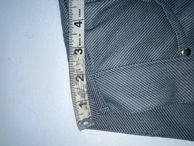 New Vintage Blue Speckled Polyester Pants #2624 OO-62