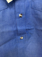 New Kids ELY Classic Blue Jean Design Long Sleeve Button Up Size Small LL-28
