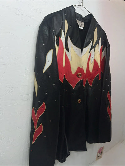 New Men’s Flame 1849 Authentic Ranchwear Show Jacket 2XL RR-8