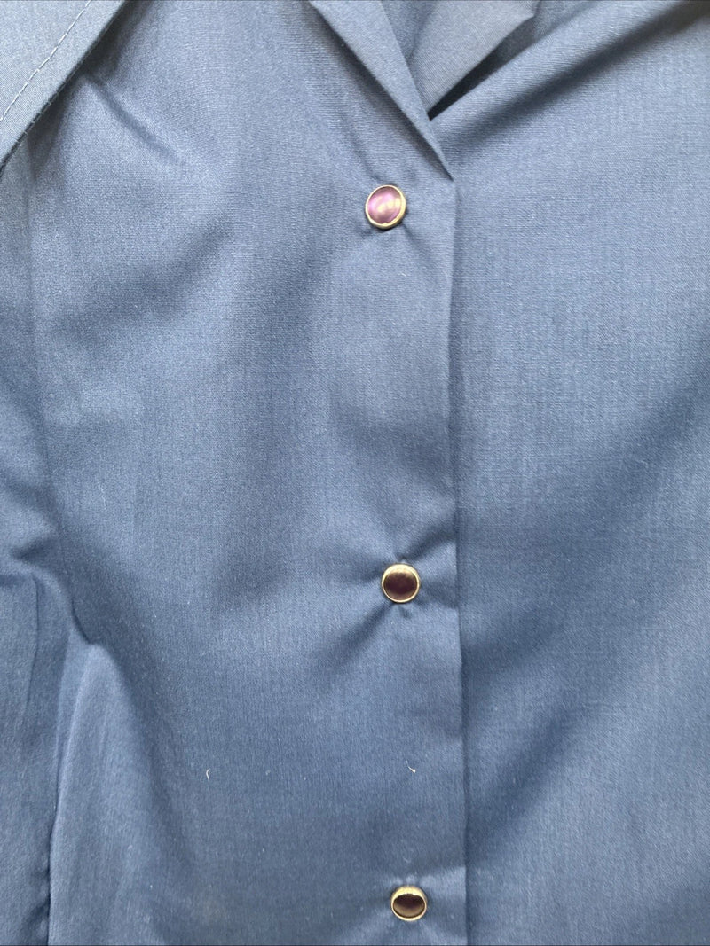 New Women’s Panhandle Slim Blue Long Sleeve Pearl Snap Size 18 GG-34