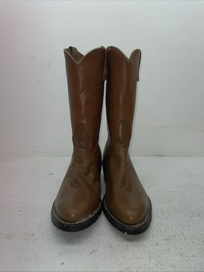 New Men’s Brown Neolite Cowboy Boots. 8112 9 D. 4-128
