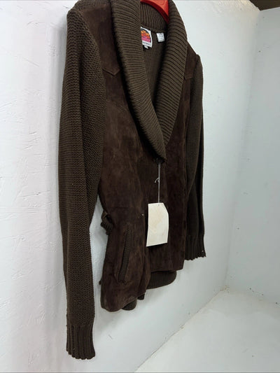 New Women’s Miller Brown Dress Jacket Medium #298-0605 UU-11