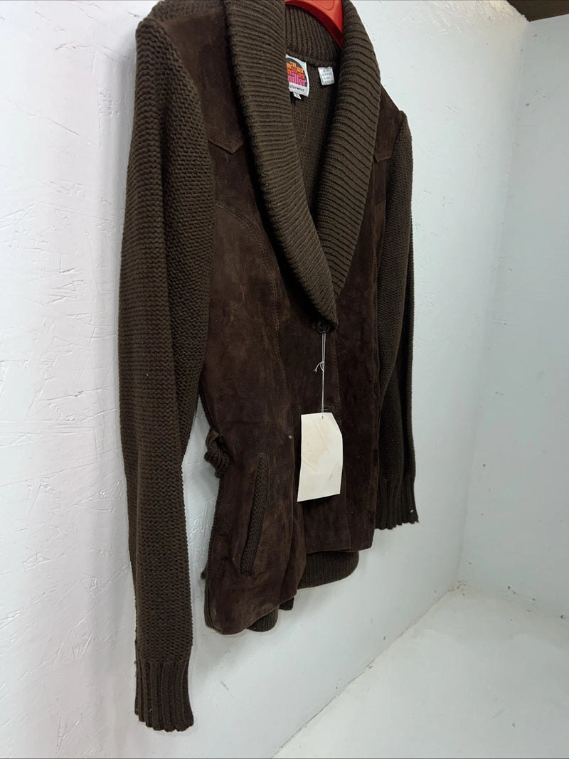 New Women’s Miller Brown Dress Jacket Medium #298-0605 UU-11