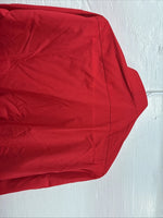 New Classix Red Long Sleeve Button Up English Shirt 16-16.5 Large X-80