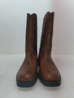 New Men’s Brown Texas Brand Cowboy Boots. M 844 9.5 9 1/2 D. 6-105