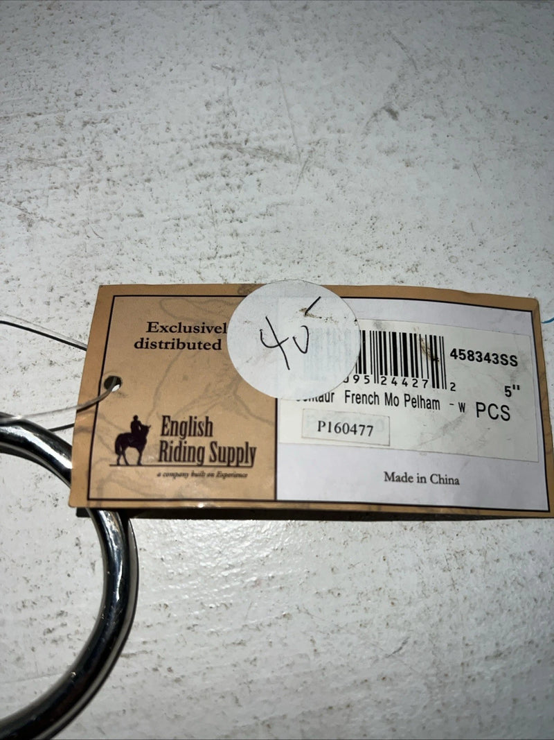 New Centaur French Mouth Pelham 5” Bit #458343 BB-520