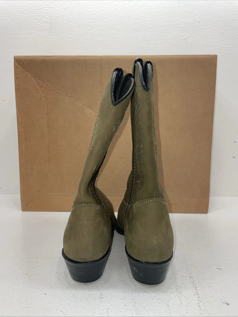 New Womens Green Texas Brand Cowboy Boots. L 9302 8 M. 16-31