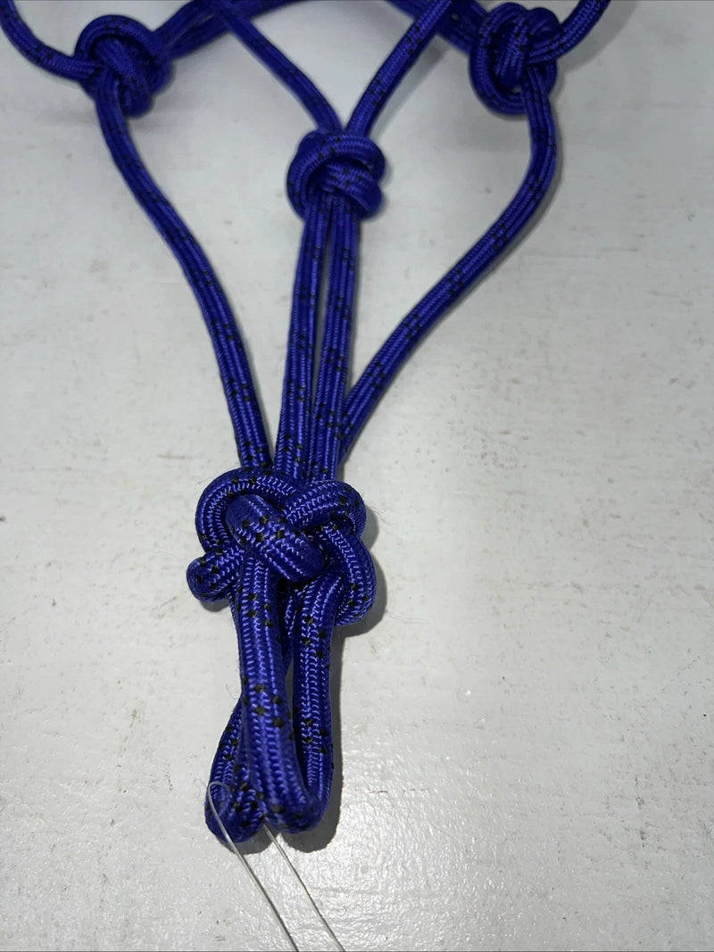 New Tough 1 Purple Poly Rope Tied Halter #50-1000 G-510 
