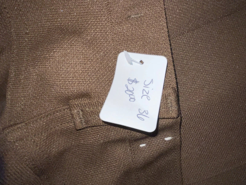 New Vintage Brown Panhandle Slim Polyester Pants #B25C360 SS-15