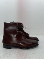 New Men’s Brown Lace Up Mariborough Cowboy Boots. 2351 494 9 D. 4-95