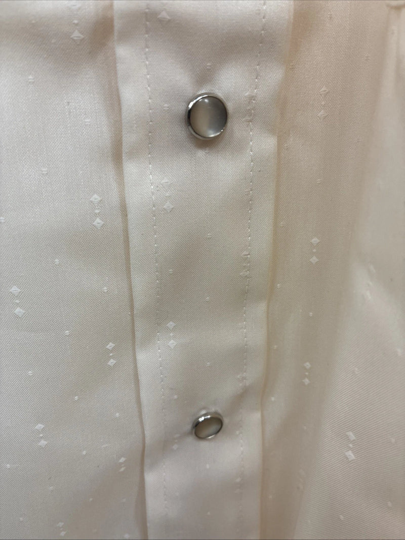 New Men’s Panhandle Slim Light Orange Long Sleeve Pearl Snap 17 Large M-67