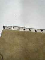 NOS Tan Show Chaps With Fringe Adjustable Waist 33” L-27