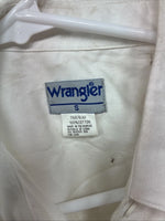 New Women’s Wrangler White Designed Long Sleeve Button Up Small TT-2