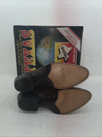 New Men’s Brown Texas Brand Cowboy Boots. M 631 9 D. 3-47