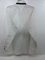 New Men’s White Horse White Tux Long Sleeve Button Up Undershirt XL H-87