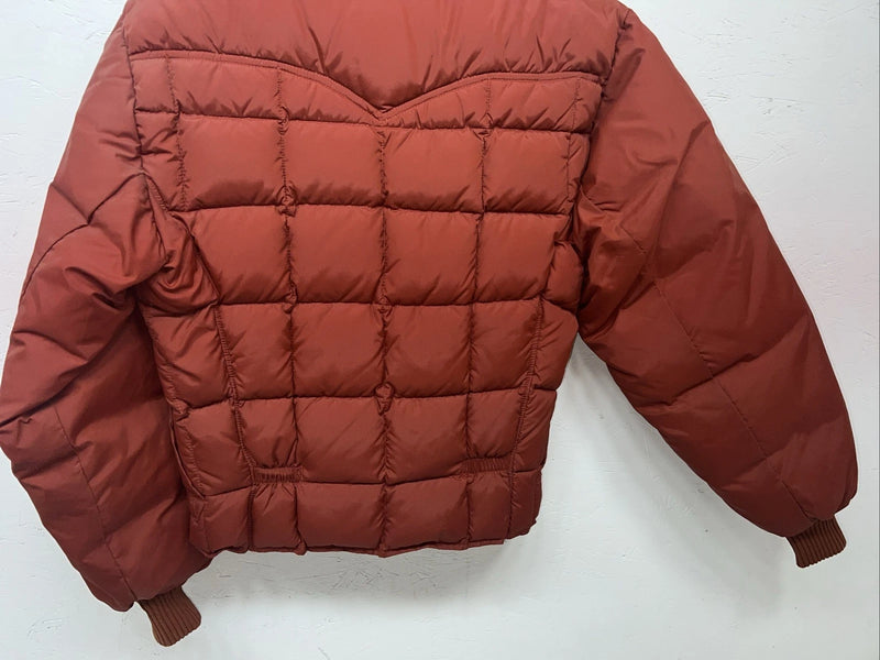 New Women’s Orange Miller Puffer Jacket 38 WW-52