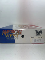 New Women’s Brown American West Cowboy Boots. 5975 8.5 8 1/2 M. 16-99