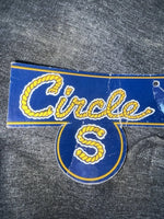 New Vintage Gray Circle S Polyester Pants #CP4776 XX-82