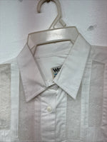 New Women’s Wrangler White Design Long Sleeve Button Up Medium MM-59