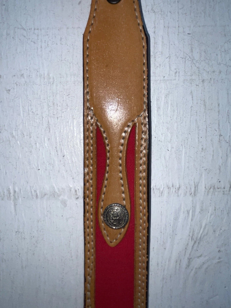 New Red Genuine Leather Wrangler 24” Belt #628004 NN-75