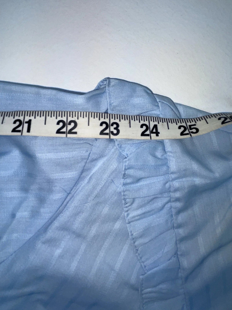 New Women’s Blue Ely Long Sleeve Pearl Snap Shirt M #14119 3B-22