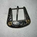 New Women’s Gold Silver Belt Loop And Buckle. 050586 A-127
