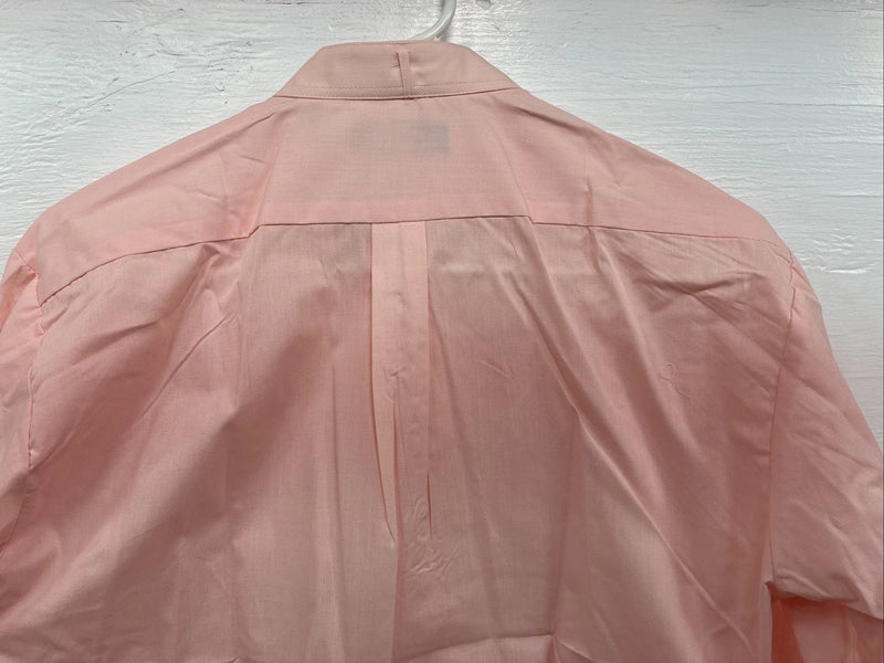 New Men’s Wayne Scott Pink Under Tux Shirt Long Sleeve Button Up Medium R-51