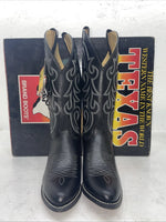 New Women’s Black Texas Brand Cowboy Boots. 4970 7 M. 18-98