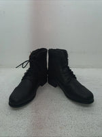 New Kids Black Lace Up Ariat Cowboy Boots. 10006311 2 C. 22-82