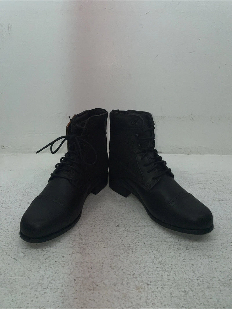 New Kids Black Lace Up Ariat Cowboy Boots. 10006311 2 C. 22-82