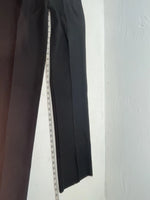 New Vintage Black Polyester Pants #L10 3A-73